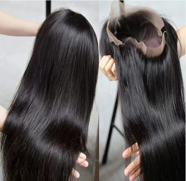 Straight Human Hair Lace Wig (4x4, 13x4, 13x6, 5x5, 6x6,T type, 360 full) - Image 2
