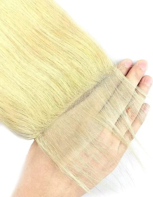 613 # Straight Human Hair Closure - Image 3