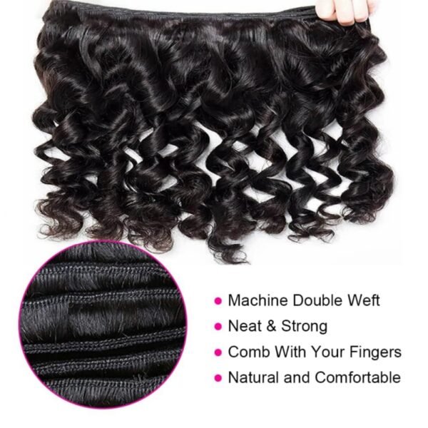 Loose Wave Human Hair Bundle (1PC) - Image 4