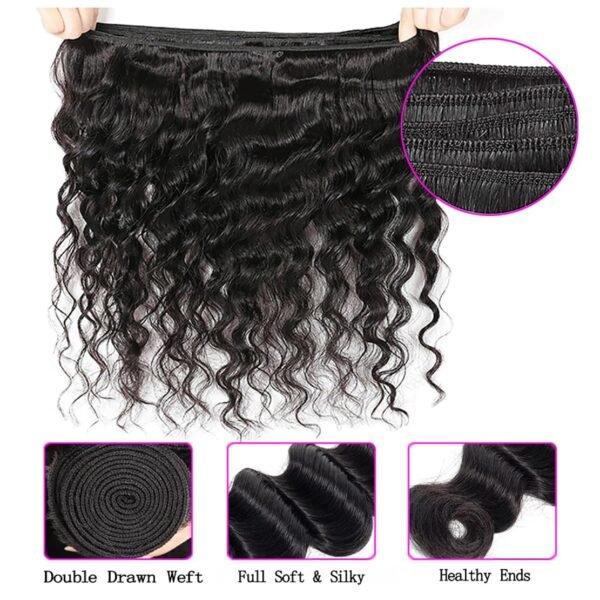 Loose Deep Human Hair Bundle (1 PC) - Image 3